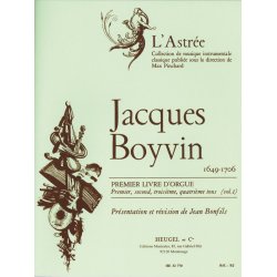 Jacques Boyvin: Livre d'Orgue No.1, Vol.1 (Organ)