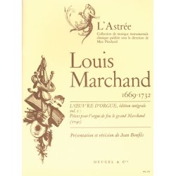 Marchand Bonfils Oeuvre D'orgue Volume 1 Astree Organ Book