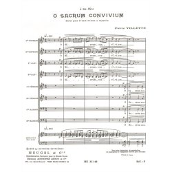 Pierre Villette: O Sacrum Convivium Op.27 (Choral-Mixed a cappella)