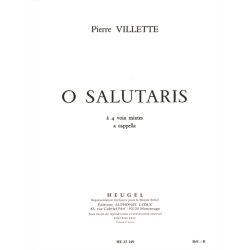 Pierre Villette: O Salutaris (SATB)