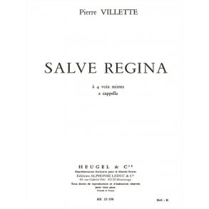 Pierre Villette: Salve Regina Op. 5 (SATB)