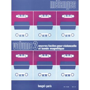 Divers Melanges Volume 3 Oeuvres Cello & Tape Score