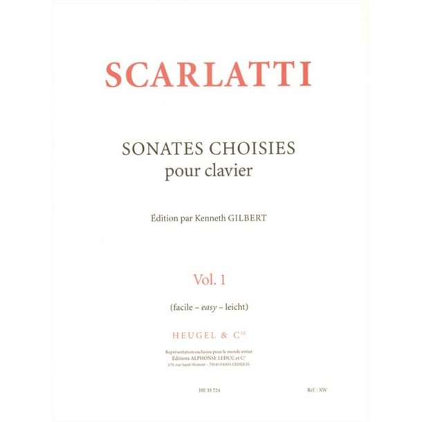 Domenico Giuseppe Scarlatti: Sonates choisies Vol.1 (Piano solo)