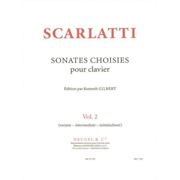 Domenico Giuseppe Scarlatti: Sonates choisies Vol.2 (Piano solo)