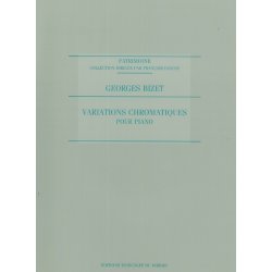 Bizet Planes Variations Chromatiques Piano Book