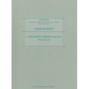Bizet Planes Variations Chromatiques Piano Book