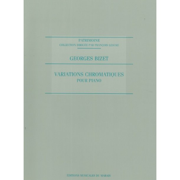 Bizet Planes Variations Chromatiques Piano Book