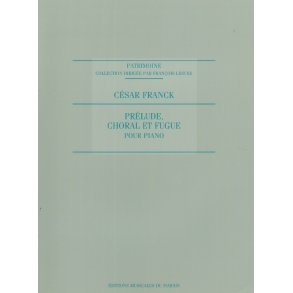 Franck Fauquet Prelude Choral Et Fugue Piano Book