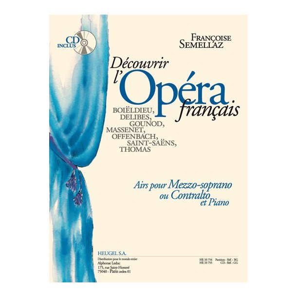 Various Composers: D&eacute;couvrir l'Op&eacute;ra fran&ccedil;ais (mezzo/contralto) (Voice & Piano)