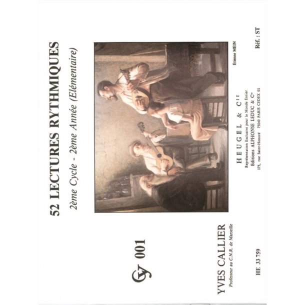 Yves Callier: 52 Rhythmic reading - Level 2, year 2