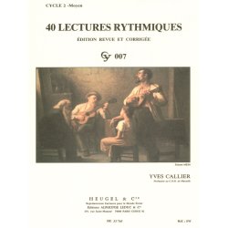 Yves Callier: 40 Rhythmic Exercises