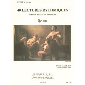 Yves Callier: 40 Rhythmic Exercises