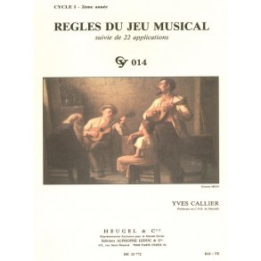 Yves Callier: Musical game rules - Level 1, year 2