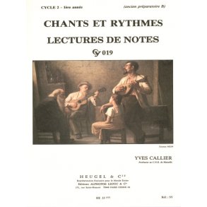 Callier Chants Et Rythmes Cycle 2 1ere Annee Cy019 Book