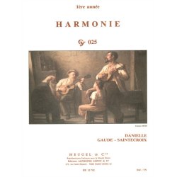 Gaude Saintecroix Harmonie 1ere Annee Cy025 Music Theory Book