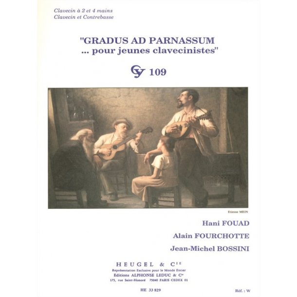 Gradus Ad Parnassum Cy109 Harpsichord & Double Bass Book