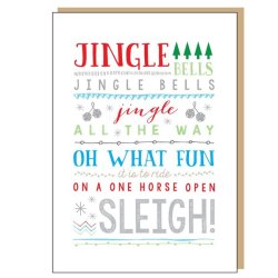 Holly Jolly Design: Jingle Bells - Christmas Card