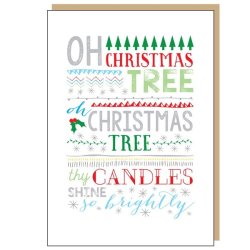 Holly Jolly Design: Oh Christmas Tree - Christmas Card