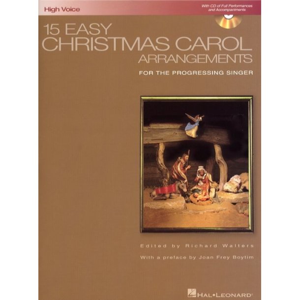 15 Easy Christmas Carol Arrangements (High Voice)
