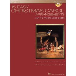 15 Easy Christmas Carol Arrangements (Low Voice)
