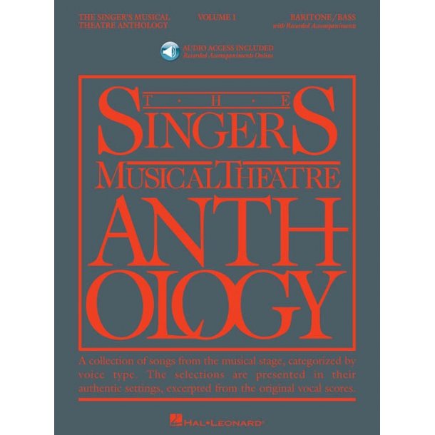 The Singer's Musical Theatre Anthology - Volume 1 (Baritone/Bass) Book/2CDs