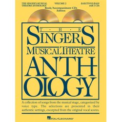 The Singer's Musical Theatre Anthology: Volume 2 (Baritone/ Bass) - Book/ 2CDs Pack