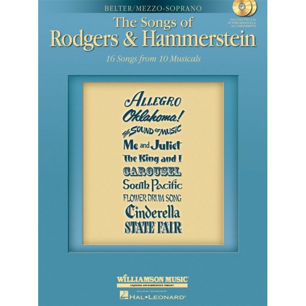 The Songs Of Rodgers And Hammerstein (Mezzo-Soprano Edition)