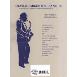 Charlie Parker For Piano - Book 1