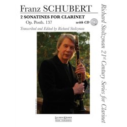 SCHUBERT FRANZ 2 SONATINES FOR CLARINET OP137 (STOLTZMAN) CLT/PF BK/CD