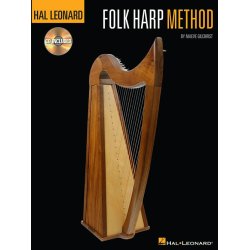 Hl Folk Harp Method Harp Bk/Cd