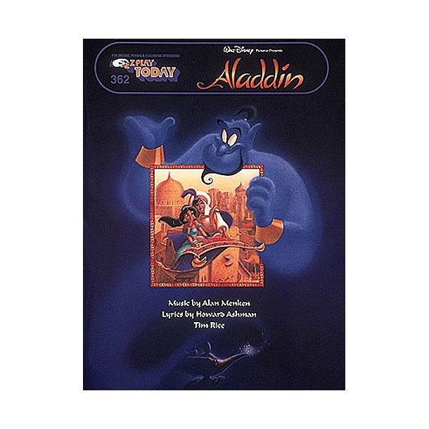 EZ Play Today 362 Walt Disney Aladdin Songbook Piano