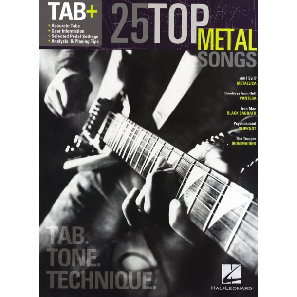 Tab+: 25 Top Metal Songs - Tab. Tone. Technique