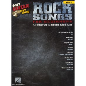 Easy Guitar Play-Along Volume 9: Rock Songs For Beginners