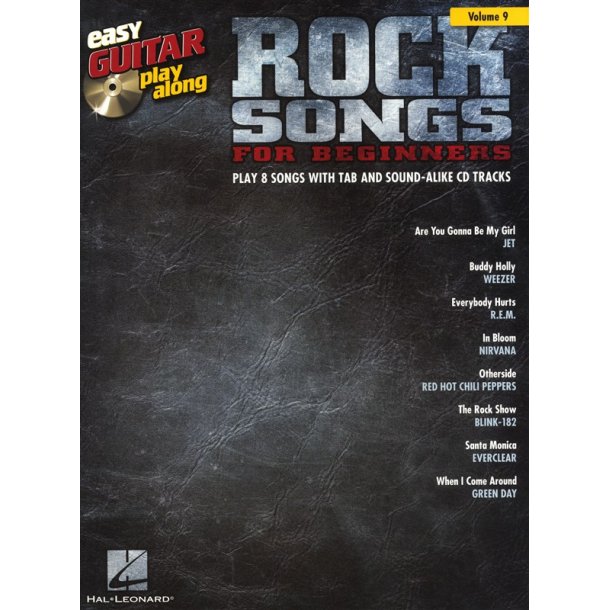Easy Guitar Play-Along Volume 9: Rock Songs For Beginners