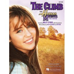 CYRUS MILEY THE CLIMB FROM HANNAH MONTANA EASY PIANO SHEET
