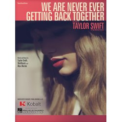 SWIFT TAYLOR WE ARE NEVER EVER GETTING BACK TOGETHER PVG SHEET