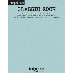Budgetbooks: Classic Rock (Easy Piano)