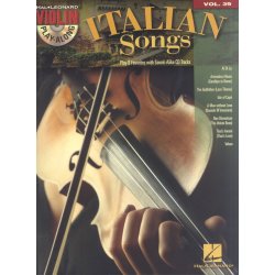 Play-Along Violin: Italian Songs- Vol.39