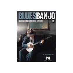 Fred Sokolow: Blues Banjo Lessons - Licks, Riffs, Songs & More (Book/Online Audio)