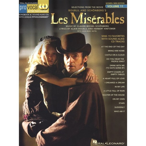 Pro Vocal Women/Men Edition Volume 11: Les Mis&eacute;rables