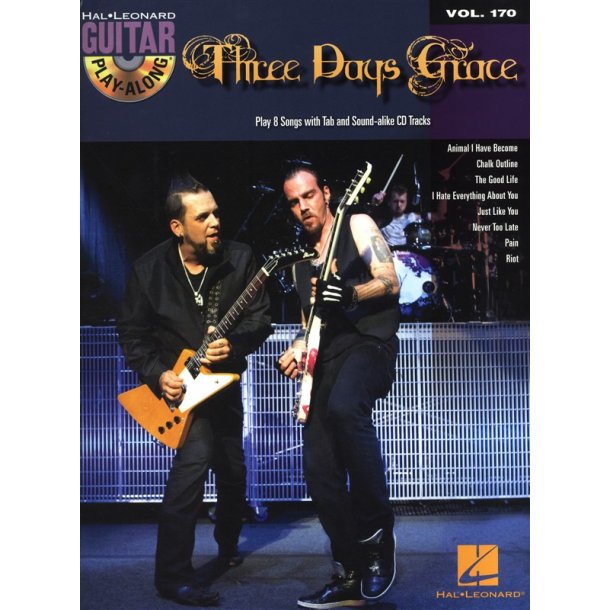 Guitar Play-Along Volume 170: Three Days Grace