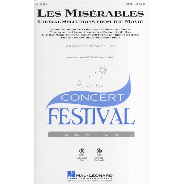 Alain Boublil/Claude-Michel Sch&ouml;nberg: Les Mis&eacute;rables - Choral Selections From The Movie (SATB/Piano)