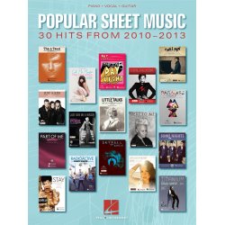 Popular Sheet Music: 30 Hits From 2010-2013