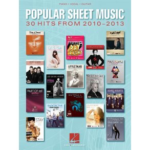 Popular Sheet Music: 30 Hits From 2010-2013