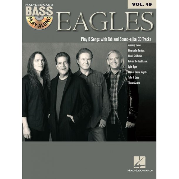 Bass Play-Along Volume 49: Eagles (Book/CD)