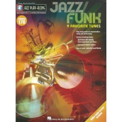 Jazz Play-Along Volume 178: Jazz/Funk - 9 Favorite Tunes (Book/Online Audio)