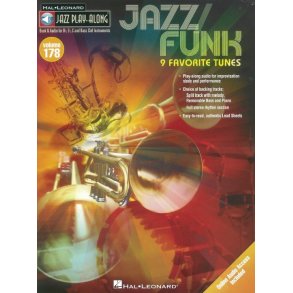 Jazz Play-Along Volume 178: Jazz/Funk - 9 Favorite Tunes (Book/Online Audio)