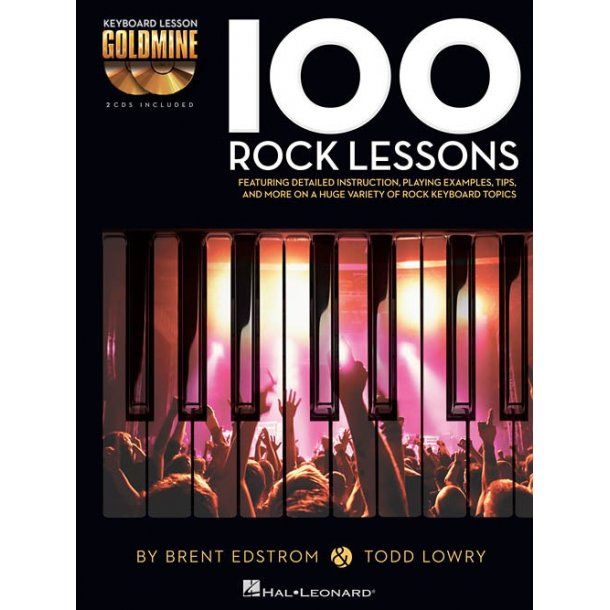 Keyboard Lesson Goldmine: 100 Rock Lessons (Book/2 CDs)