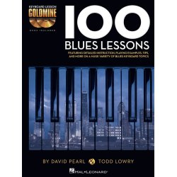 Keyboard Lesson Goldmine: 100 Blues Lessons (Book/2 CDs)