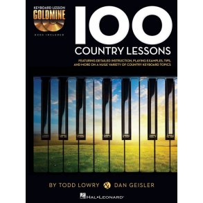 Keyboard Lesson Goldmine: 100 Country Lessons (Book/2 CDs)